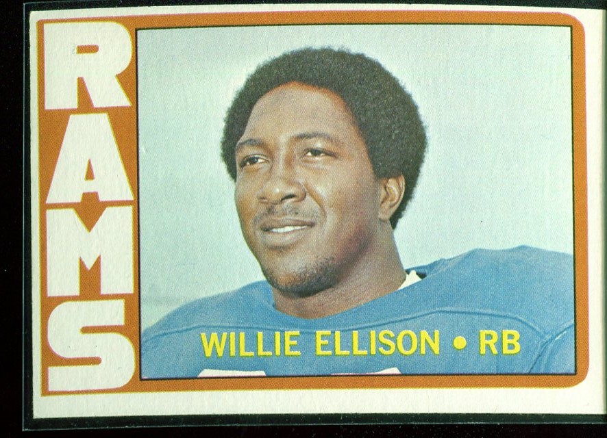 1972 Topps #62 Willie Ellison RC
