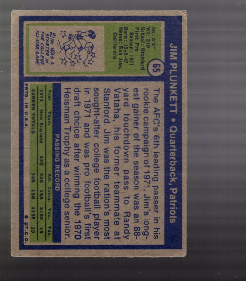 B1168- 1972 Topps FB #s 1-100 APPROXIMATE GRADE -You Pick- 15+ FREE US SHIP - Picture 23 of 39