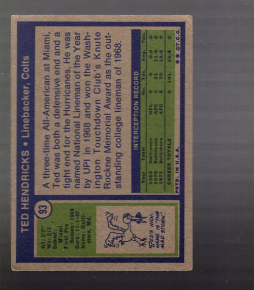 B1168- 1972 Topps FB #s 1-100 APPROXIMATE GRADE -You Pick- 15+ FREE US SHIP - Picture 27 of 39