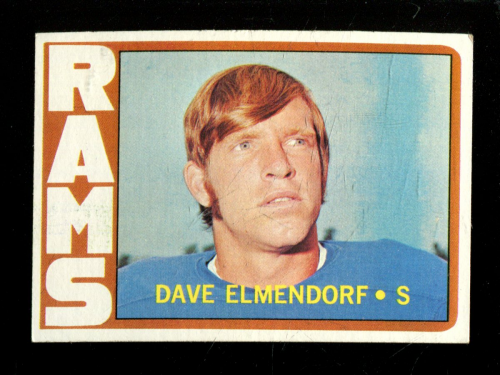 1972 Topps #109 Dave Elmendorf RC