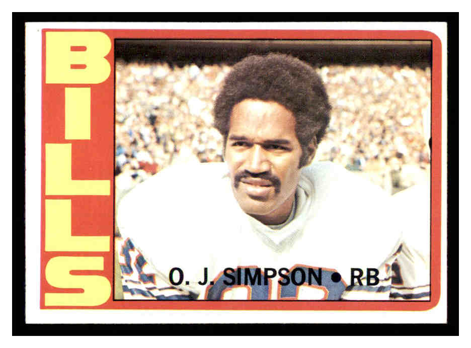 1972 Topps #160 O.J. Simpson