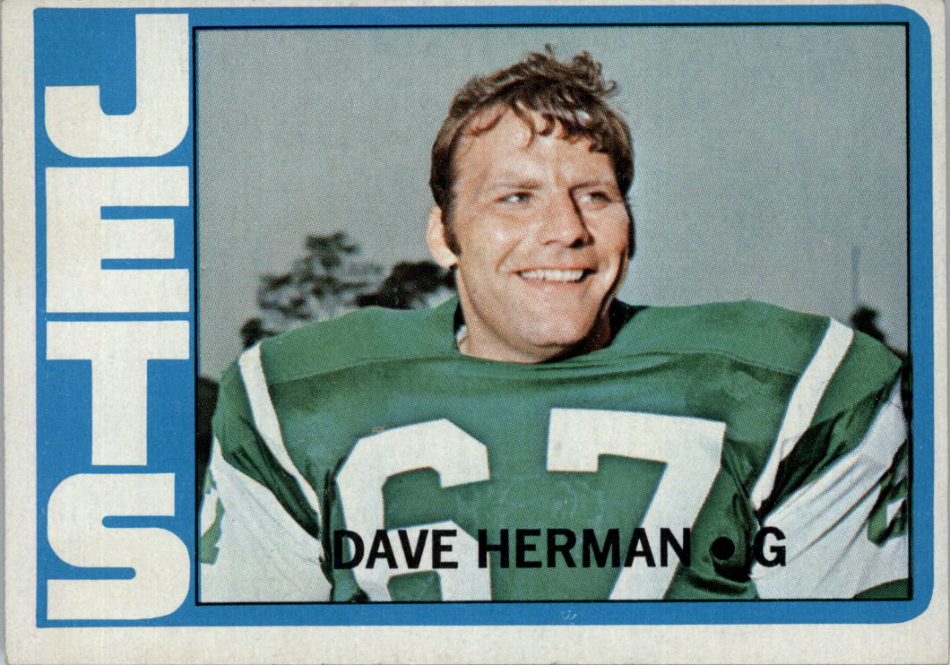 1972 Topps #182 Dave Herman