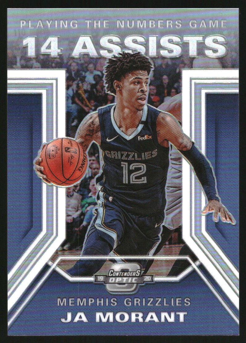 2019-20 Panini Contenders Optic Playing the Numbers Game #27 Ja Morant