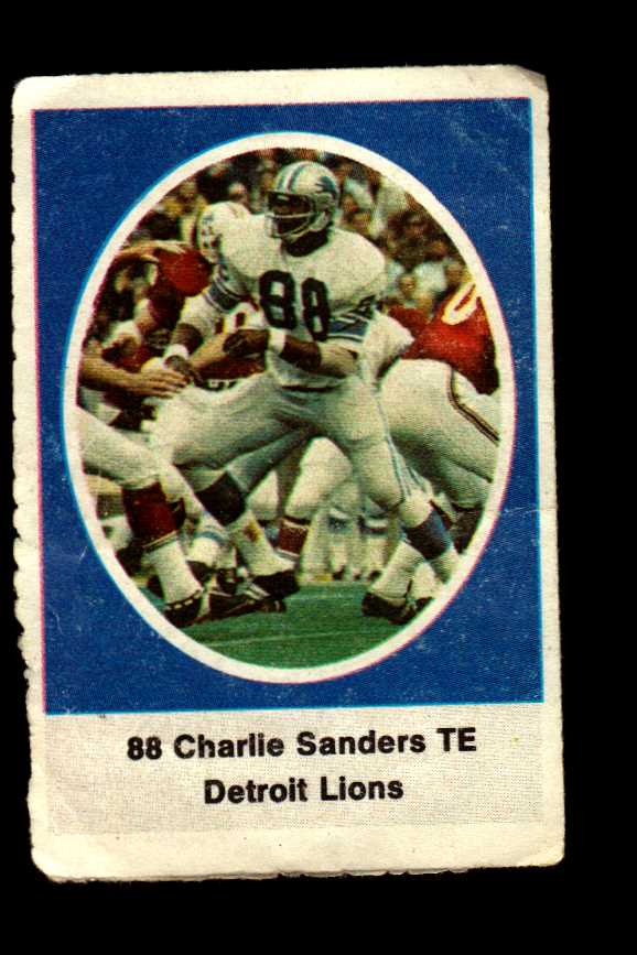 : 1972 Topps # 60 Charlie Sanders Detroit Lions