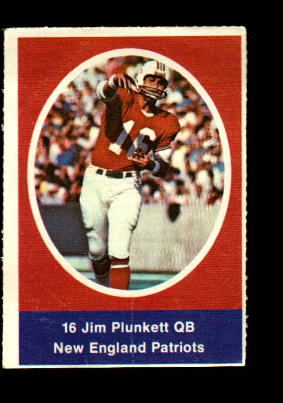 1972 Sunoco Stamps #369 Jim Plunkett