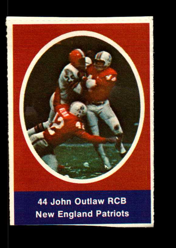 1972 Sunoco Stamps #381 John Outlaw