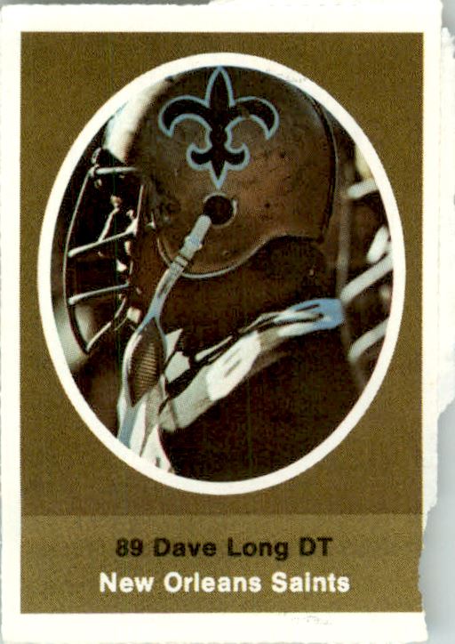 1972 Sunoco Stamps #399 Dave Long DP