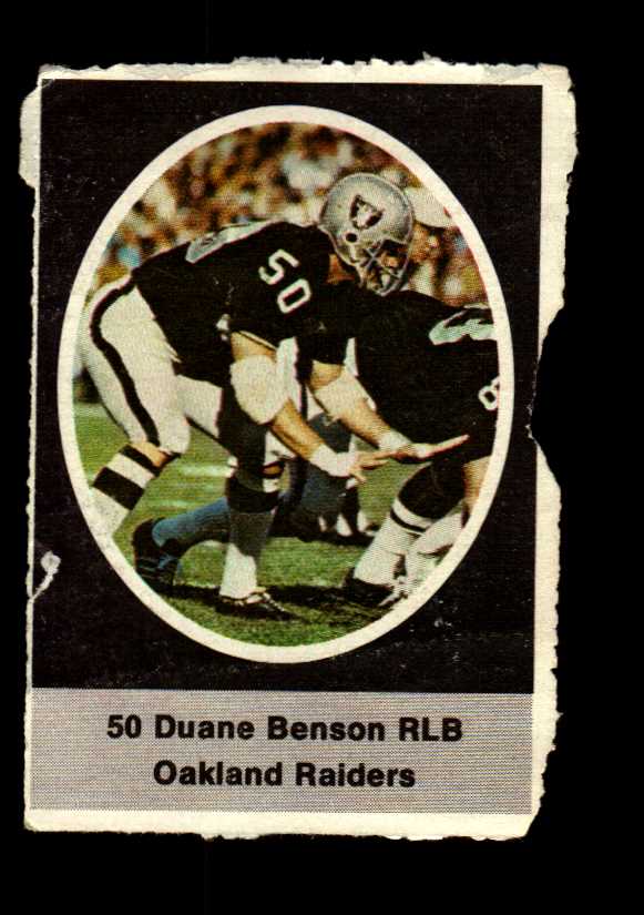 1972 Sunoco Stamps #475 Duane Benson DP