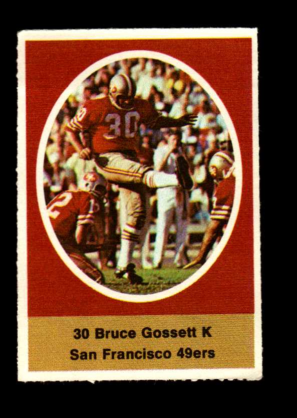 1972 Sunoco Stamps #588 Bruce Gossett DP