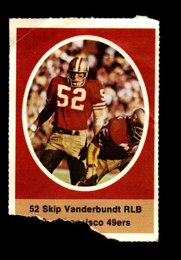 1972 Sunoco Stamps #595 Skip Vanderbundt DP