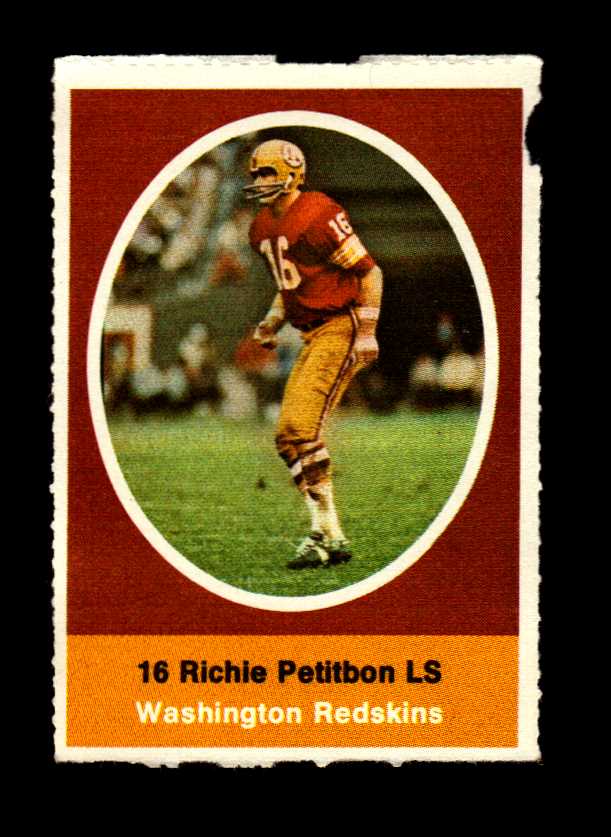 1972 Sunoco Stamps #622 Richie Petitbon DP
