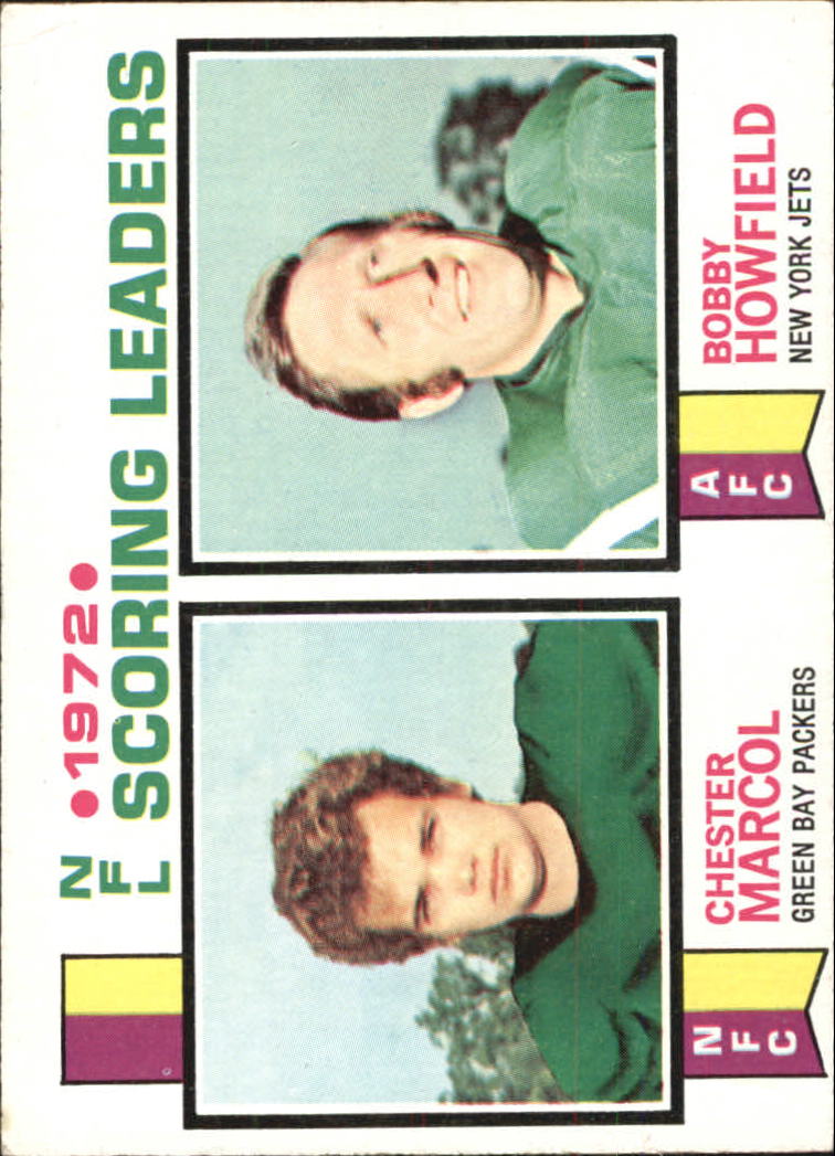 1973 Topps #4 Scoring Leaders/Chester Marcol/Bobby Howfield