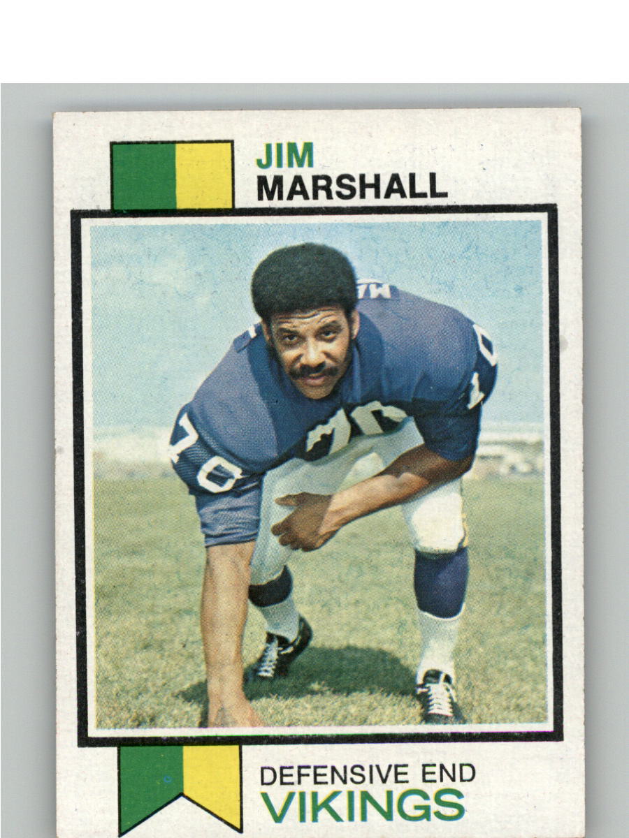 1973 Topps 406 Jim Marshall VG Vikings Football Card eBay