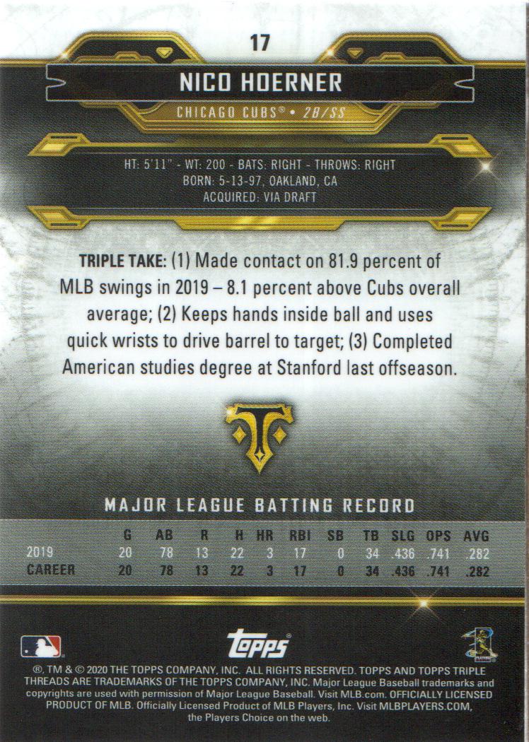 2020 Topps Triple Threads Baseball Citrine Parallel: Pick from List - Picture 3 of 11