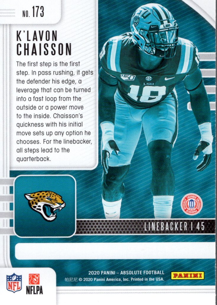 2020 Absolute Football Card Pick (Inserts)