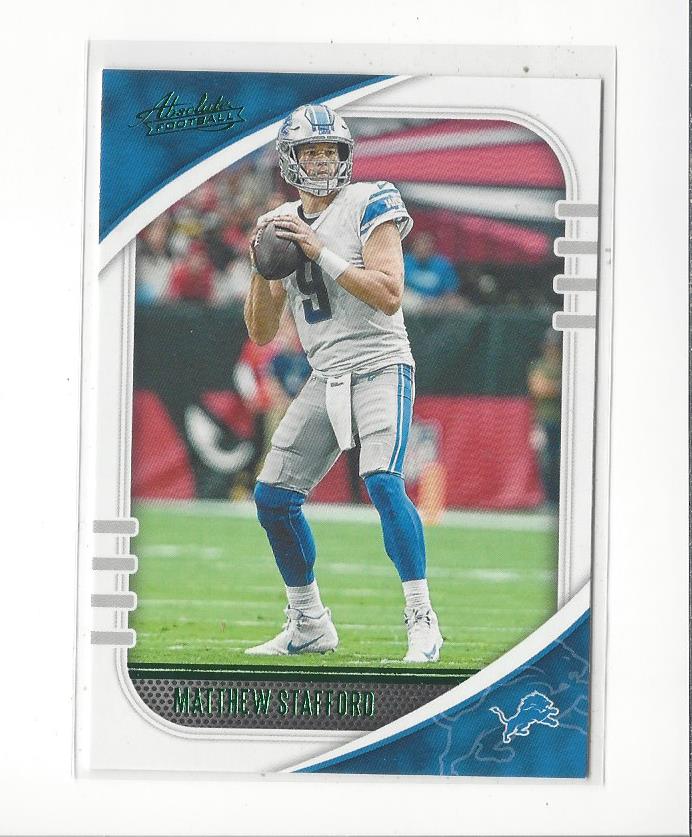 2020 Absolute Green #8 Matthew Stafford