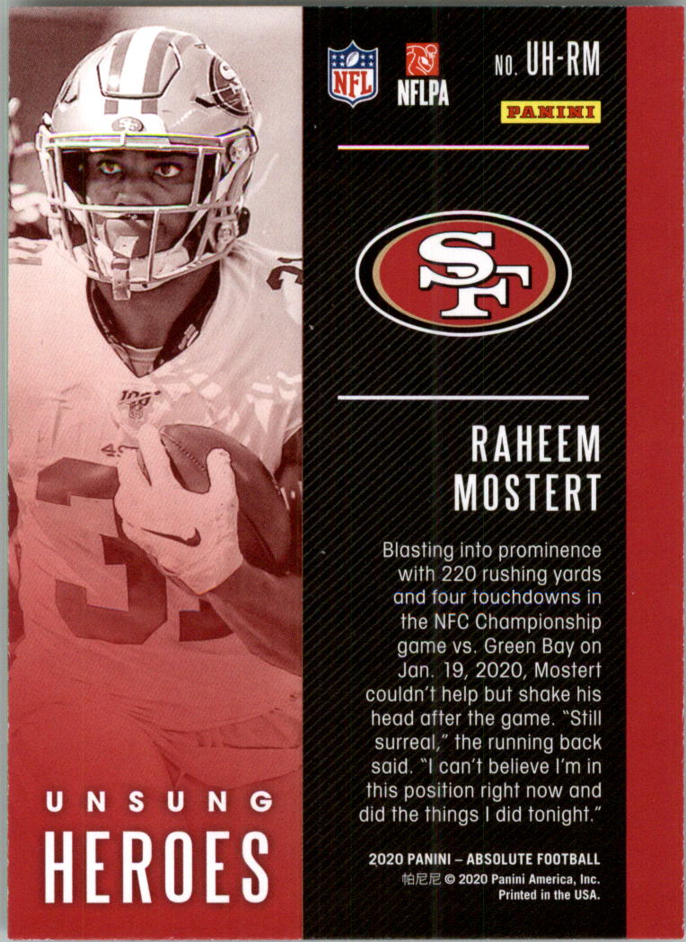 2020 Absolute Football Card Pick (Inserts)