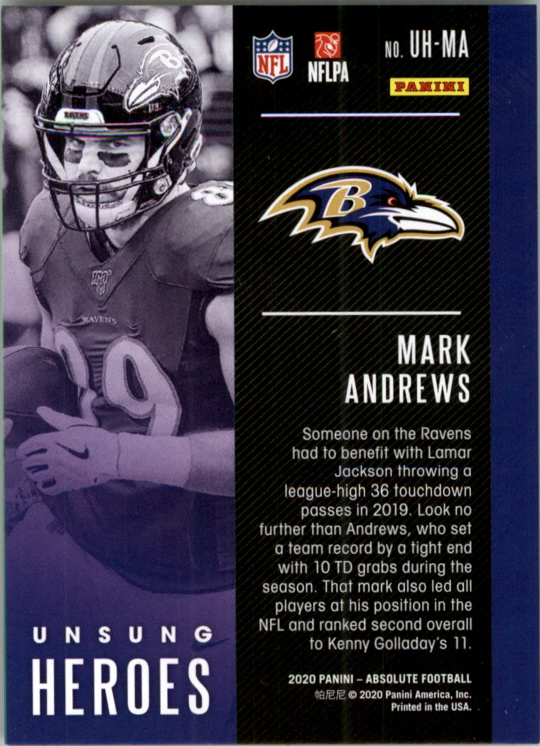 2020 Absolute Football Card Pick (Inserts)