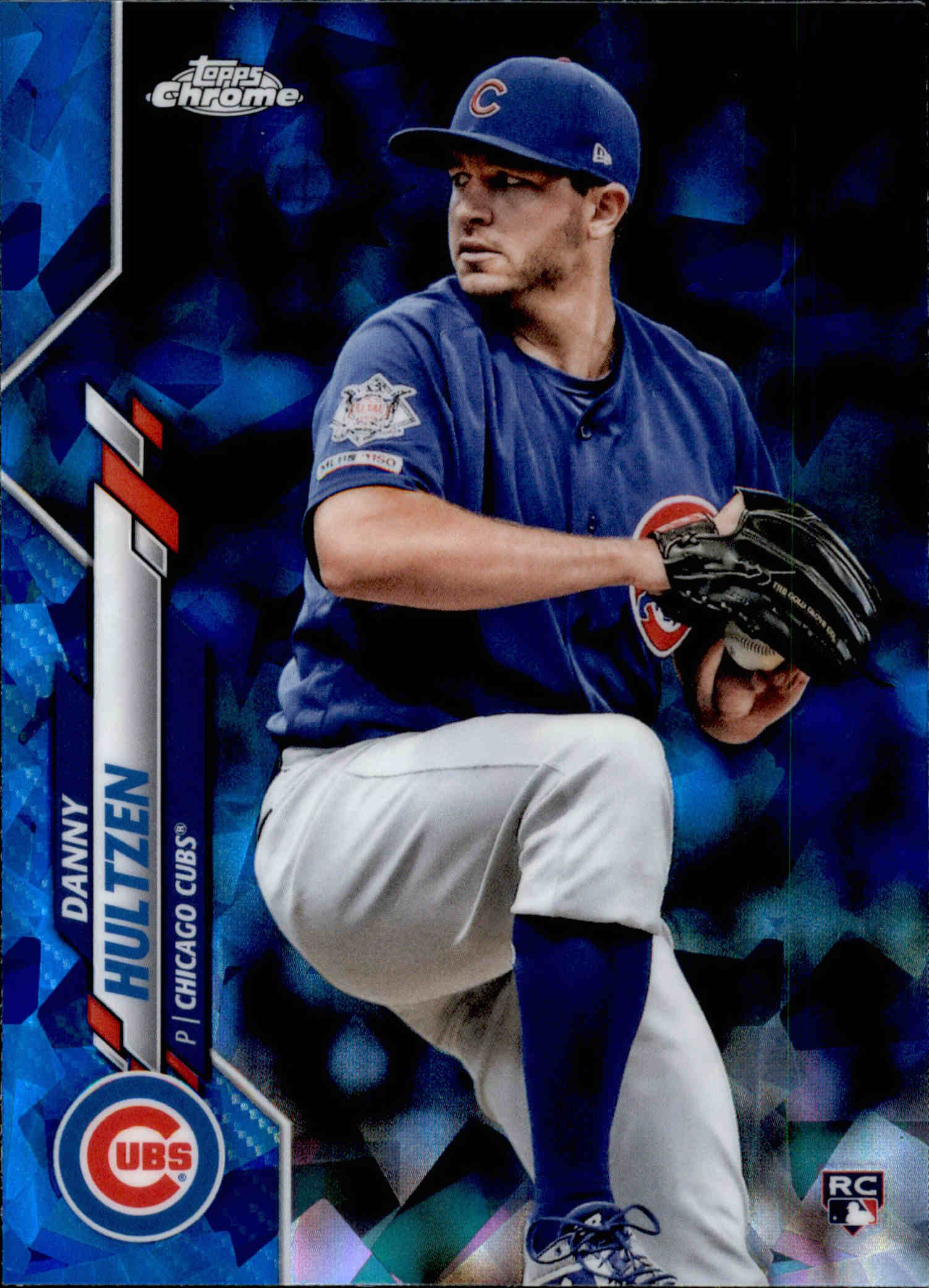 2020 Topps Chrome Sapphire #103 Danny Hultzen RC Rookie Card. rookie card picture