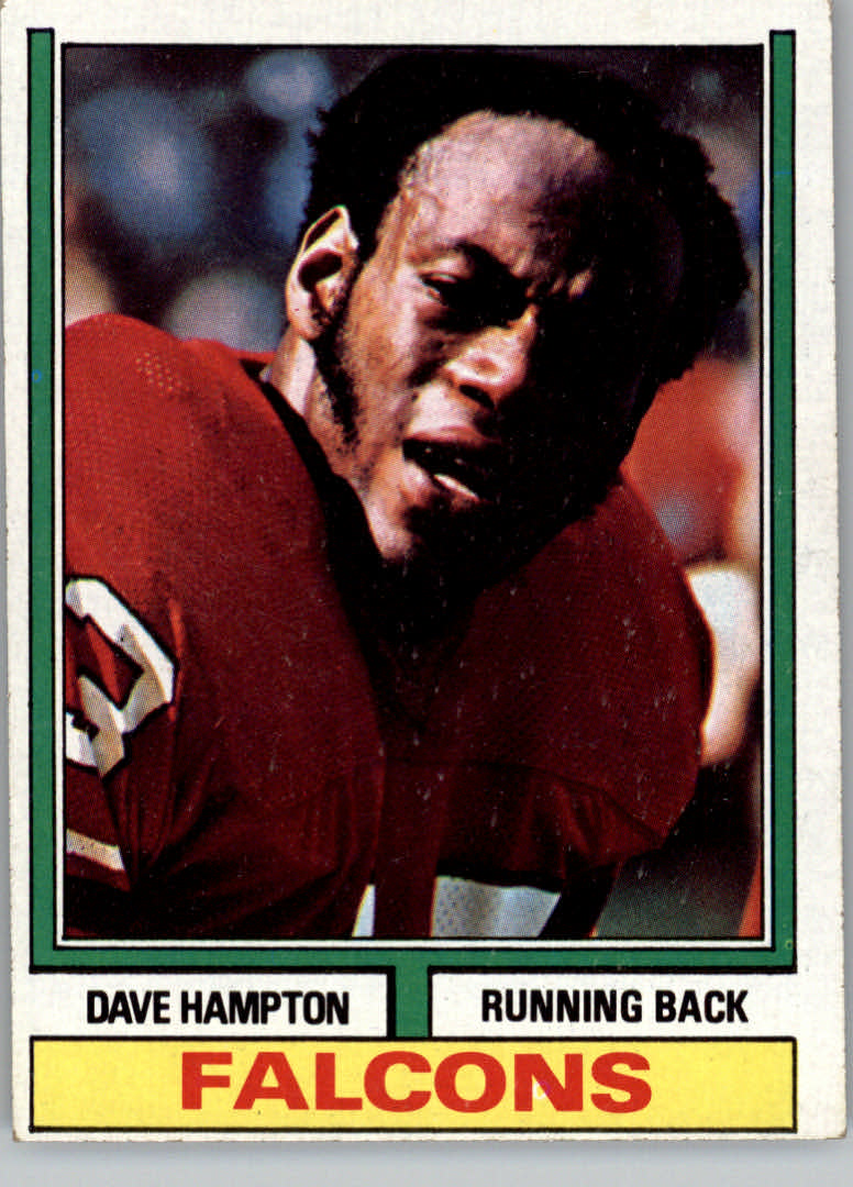 1974 Topps #55 Dave Hampton