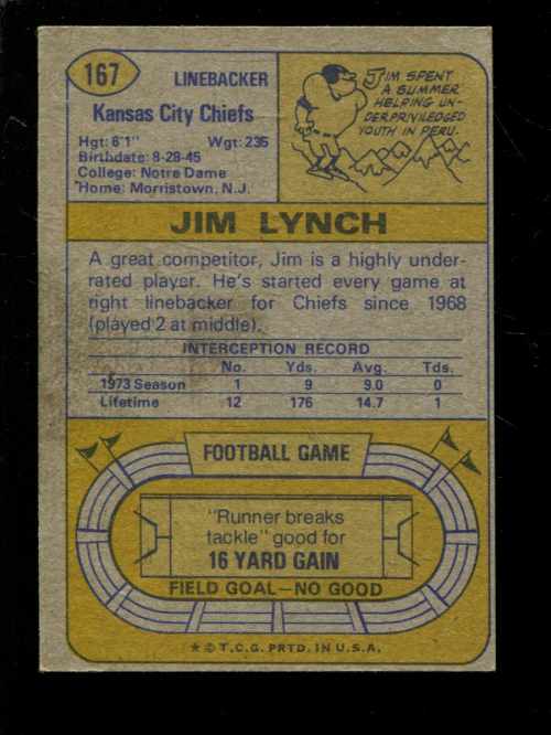 A0268- 1974 Topps Fb Karten 101-200 Approximte Grad -du Pick- 15 + Free US - Bild 44 von 61