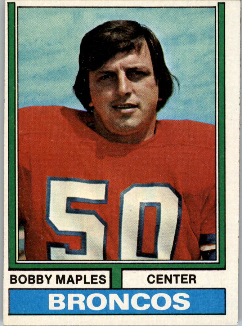 1974 Topps #243 Bobby Maples