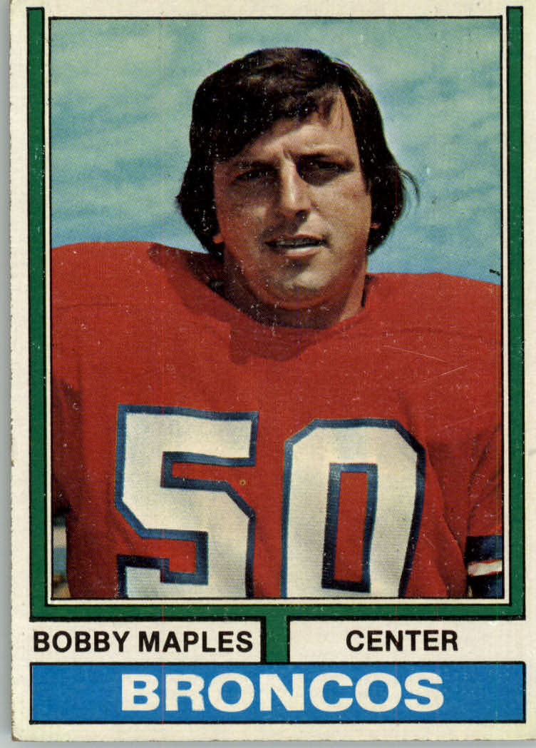 1974 Topps #243 Bobby Maples
