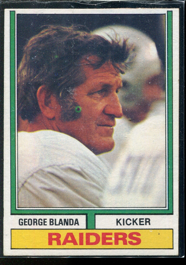 1974 Topps #245 George Blanda