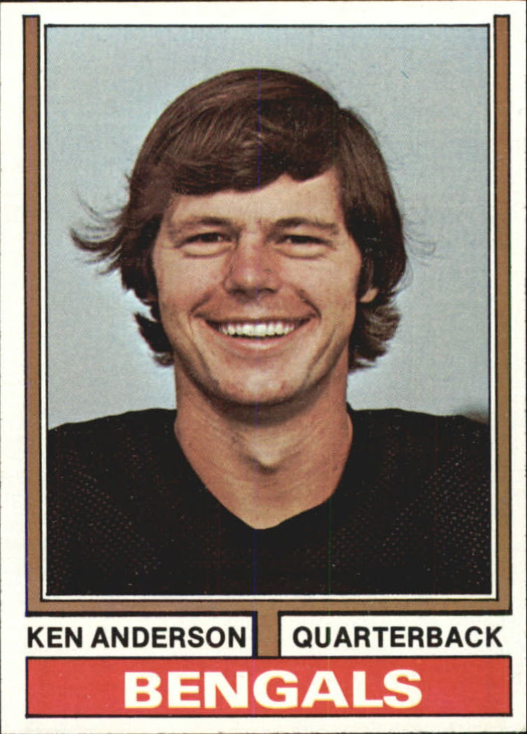 1974 Topps 401 Ken Anderson NM Burbank Sportscards Beckett