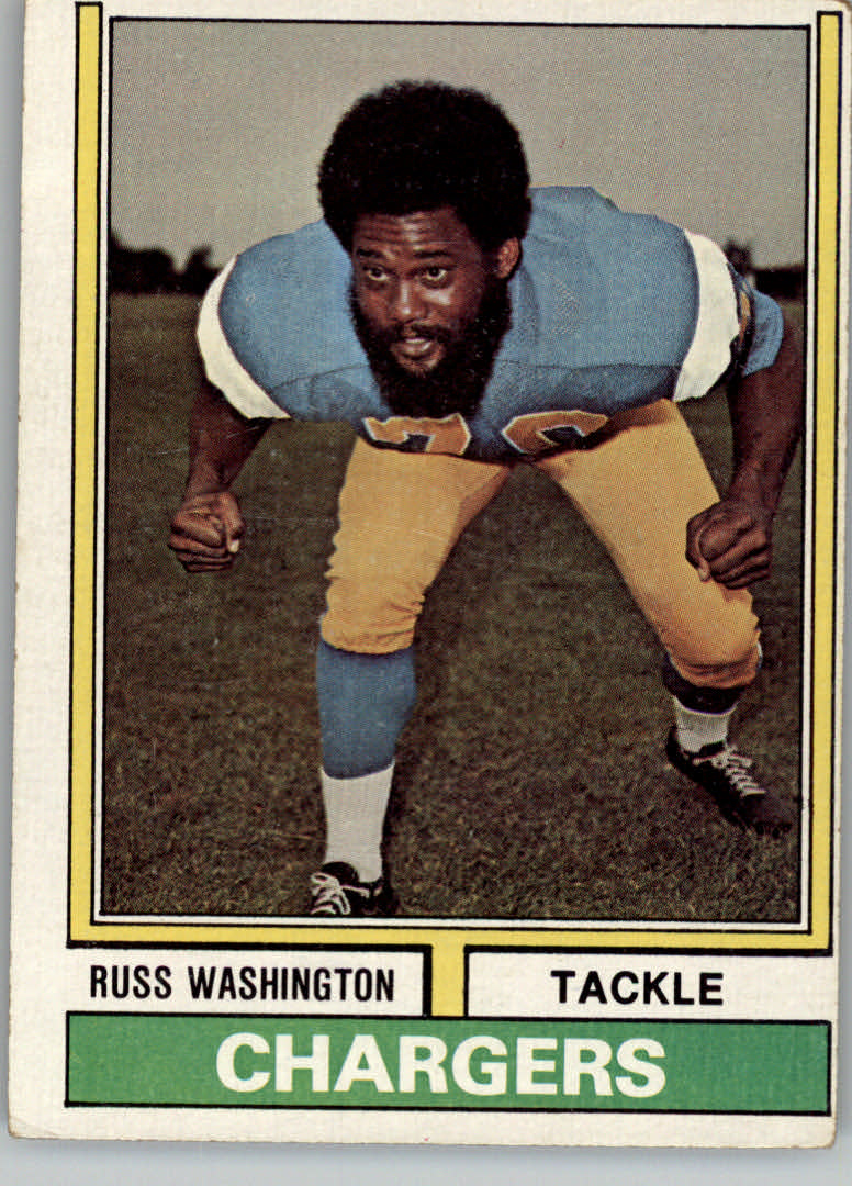 1974 Topps #416 Russ Washington