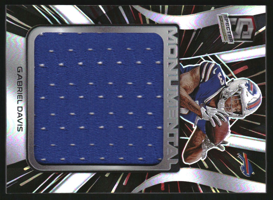 2020 Panini Spectra Monumental Memorabilia Hyper #17 Gabriel Davis