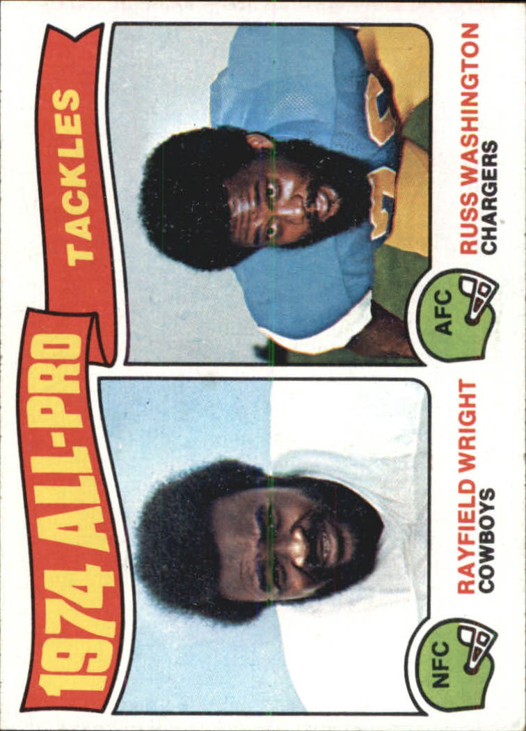 1975 Topps #202 All Pro Tackles/Rayfield Wright/Russ Washington
