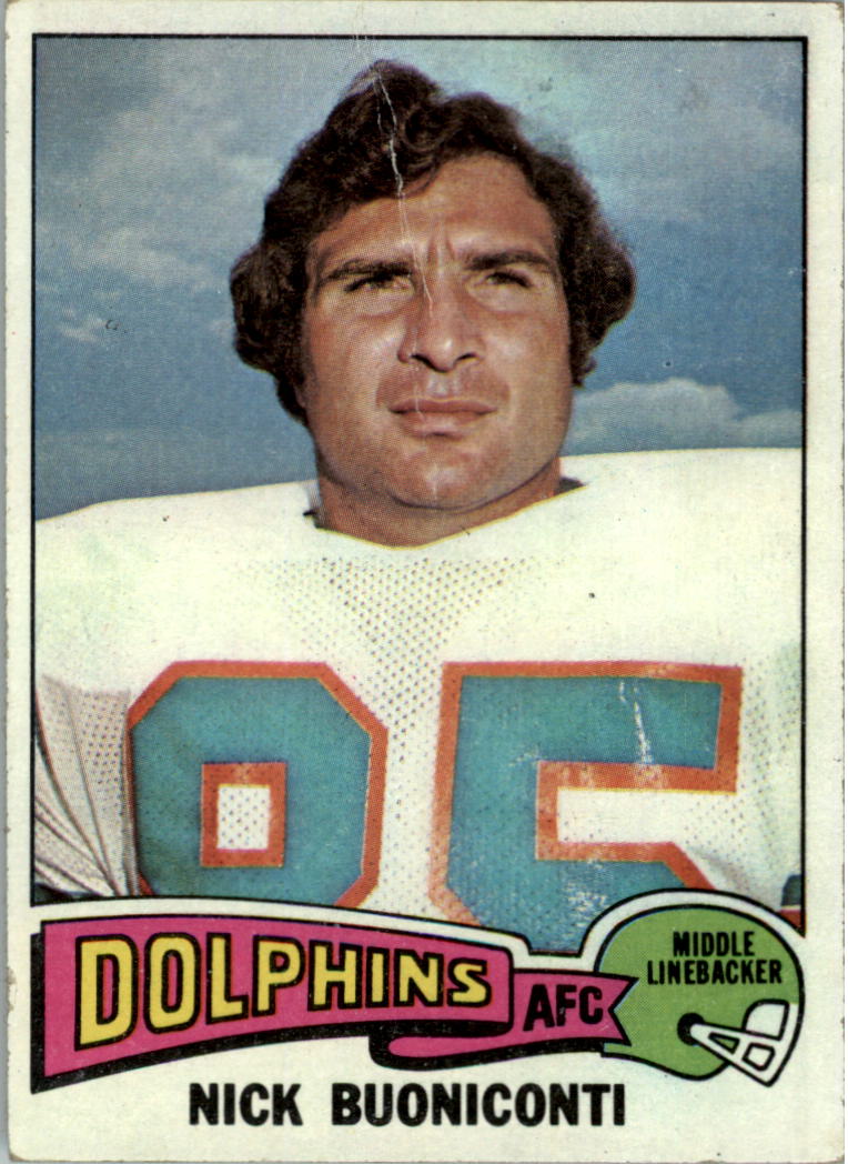1975 Topps #345 Nick Buoniconti