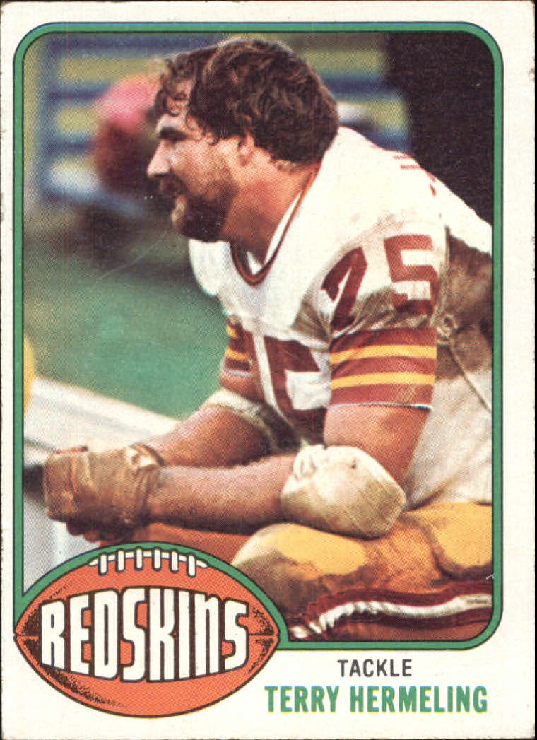 1976 Topps #349 Terry Hermeling RC - EX