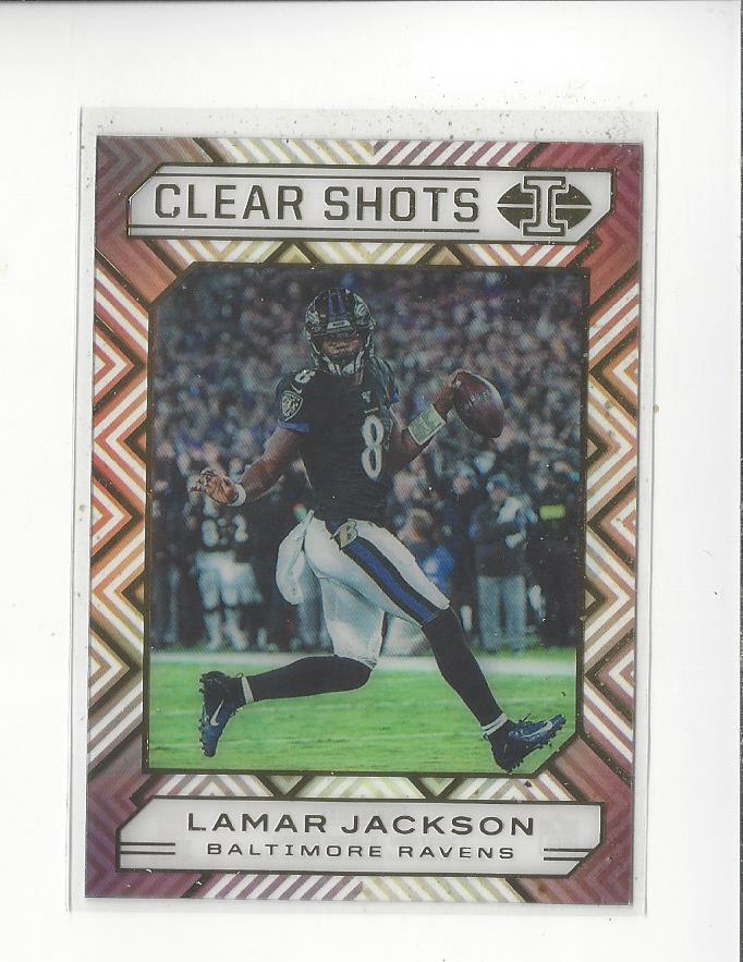 2020 Panini Illusions Clear Shots #2 Lamar Jackson