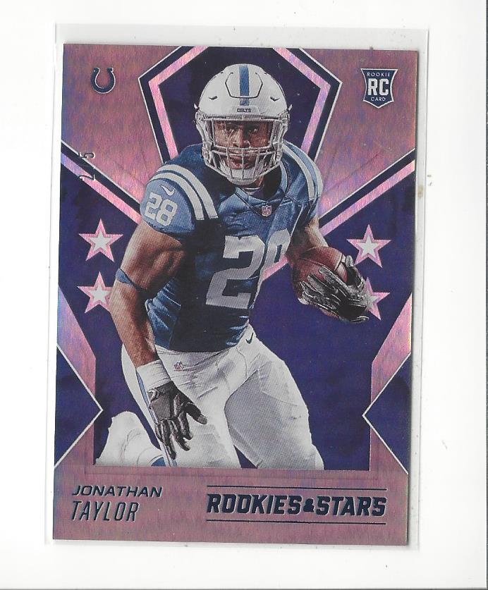 2020 Rookies and Stars Black and Blue #108 Jonathan Taylor