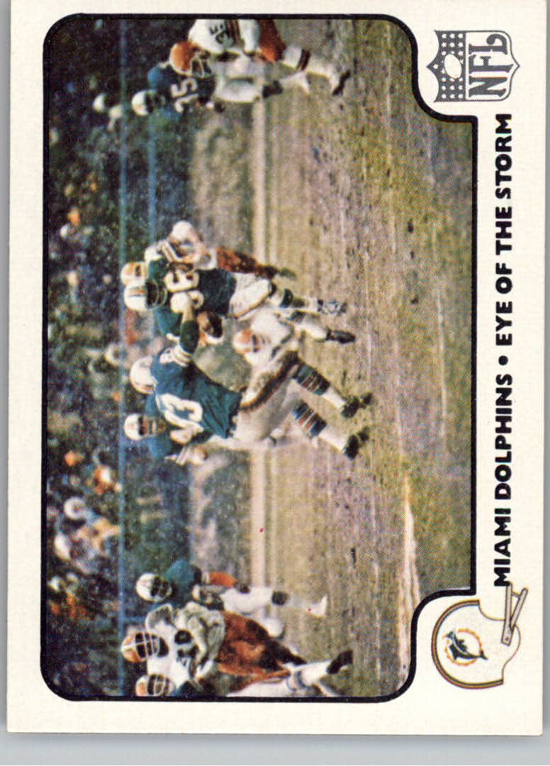 1977 Fleer Team Action #15 Miami Dolphins