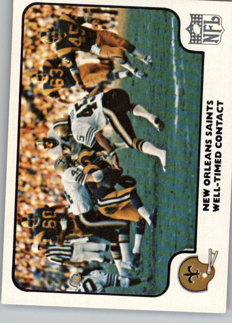 1977 Fleer Team Action #44 New Orleans Saints