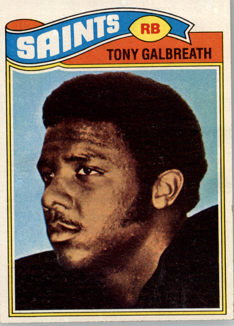 1977 Topps #257 Tony Galbreath RC