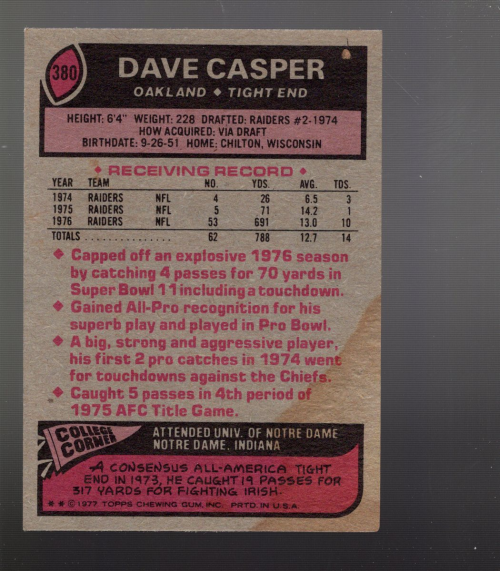 B5055- 1977 Topps FB #s 296-400 APPROXIMATE GRADE -You Pick- 15+ FREE US SHIP