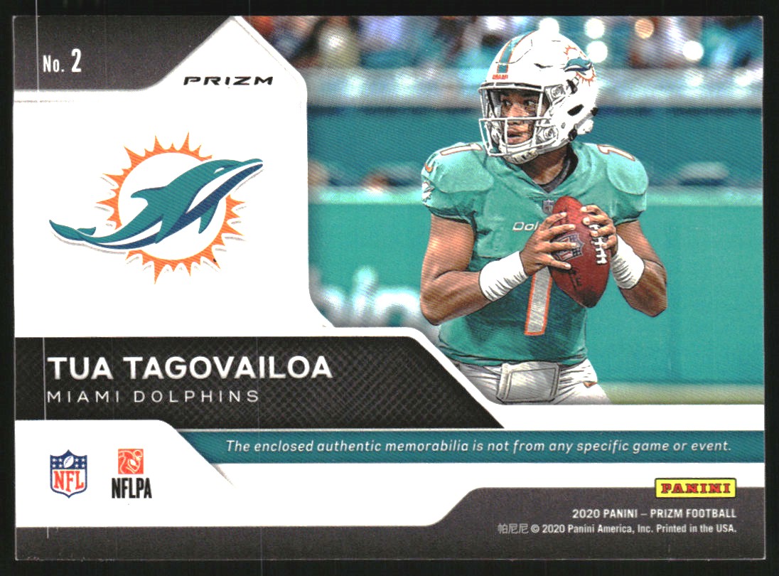 2020 Panini Prizm Rookie Gear #2 Tua Tagovailoa