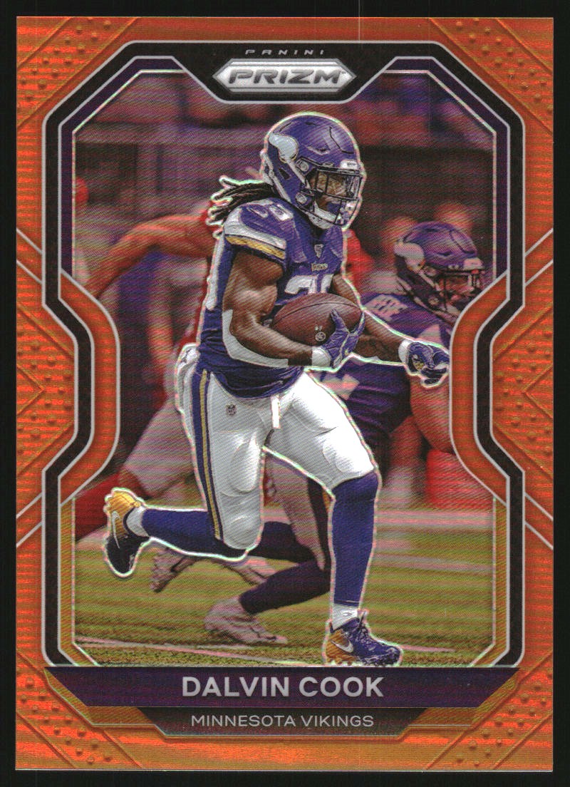 2020 Panini Prizm Prizms Orange #218 Dalvin Cook