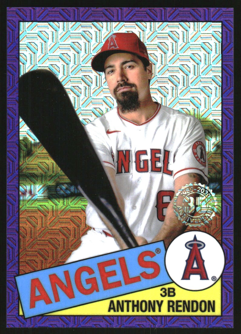 2020 Topps Update '85 Topps Silver Pack Chrome Purple Refractors #CPC46 Anthony Rendon