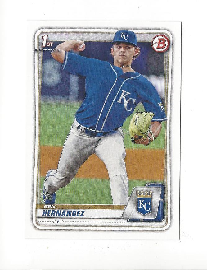 2020 Bowman Draft #BD19 Ben Hernandez