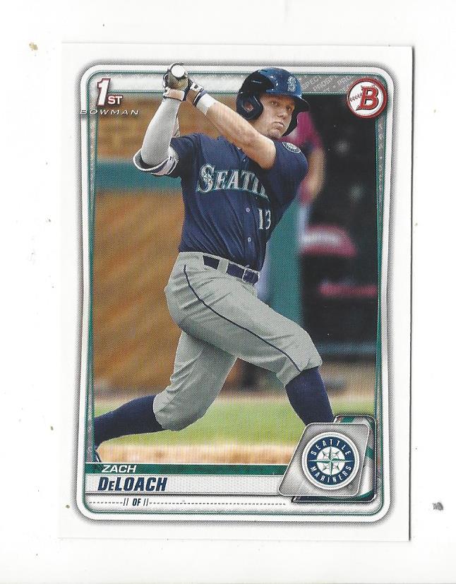 2020 Bowman Draft #BD28 Zach DeLoach