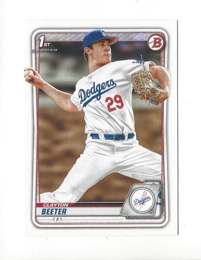 2020 Bowman Draft #BD30 Clayton Beeter