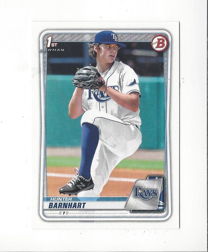 2020 Bowman Draft #BD66 Hunter Barnhart
