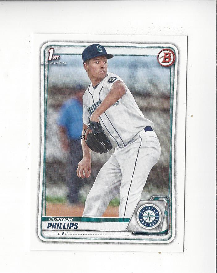 2020 Bowman Draft #BD71 Connor Phillips