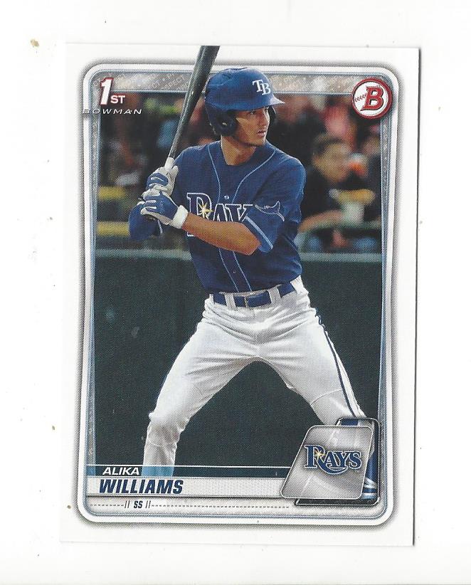 2020 Bowman Draft #BD136 Alika Williams