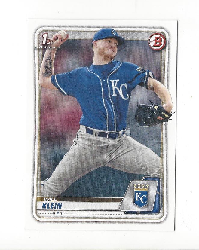 2020 Bowman Draft #BD157 Will Klein